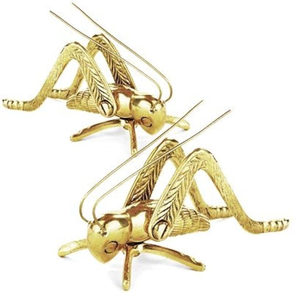 Two Pack of Achla Lucky Hearth Crickets, Polished | Amazon (US)