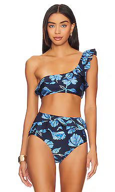 Nightflower One Shoulder Bikini Top
                    
                    PatBO | Revolve Clothing (Global)