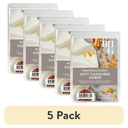 Soft Cashmere Amber Scented Wax Melts, Better Homes & Gardens, 5 oz (Value Size) | Walmart (US)