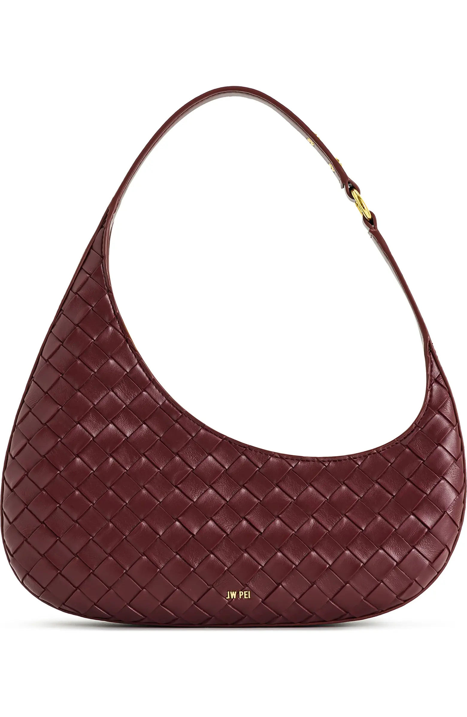 Harlee Woven Faux Leather Shoulder Bag | Nordstrom