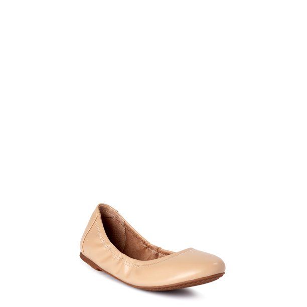 Time And Tru Women's Casual Scrunch Ballet Shoes - Walmart.com | Walmart (US)