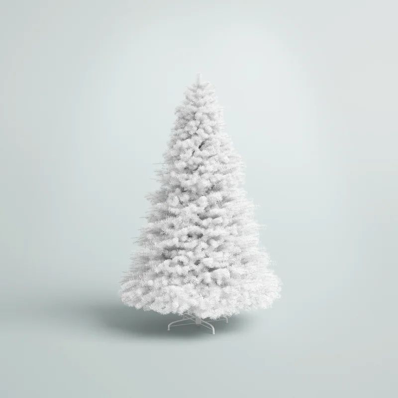 Dunhill Fir 7.5' White Fir Christmas Tree with 750 Lights | Wayfair North America