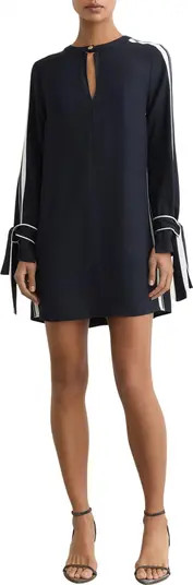 Tammy Long Sleeve Tipped Shift Dress | Nordstrom