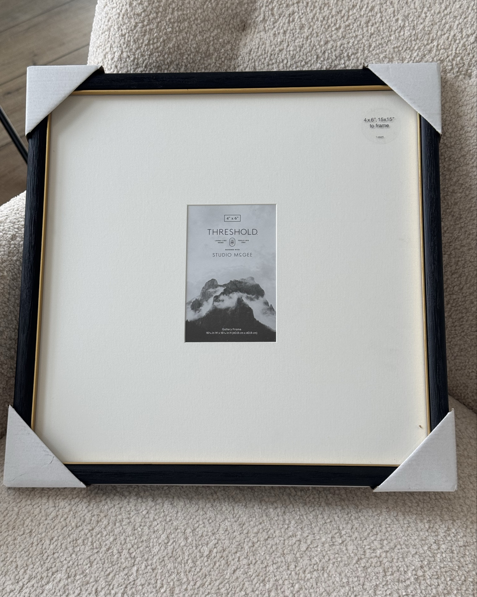 I am obsessed with these target wall frames! The gold details on the border is so pretty definitely makes it look so high end! You can pair it with picture light on top and look will be out of the world!

#LTKSaleAlert #LTKHome #LTKFindsUnder50