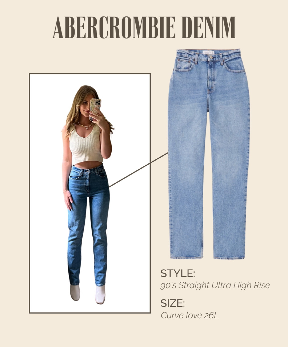 Abercrombie curve love denim! Currently 25% off!

#LTKsalealert #LTKBacktoSchool #LTKSeasonal