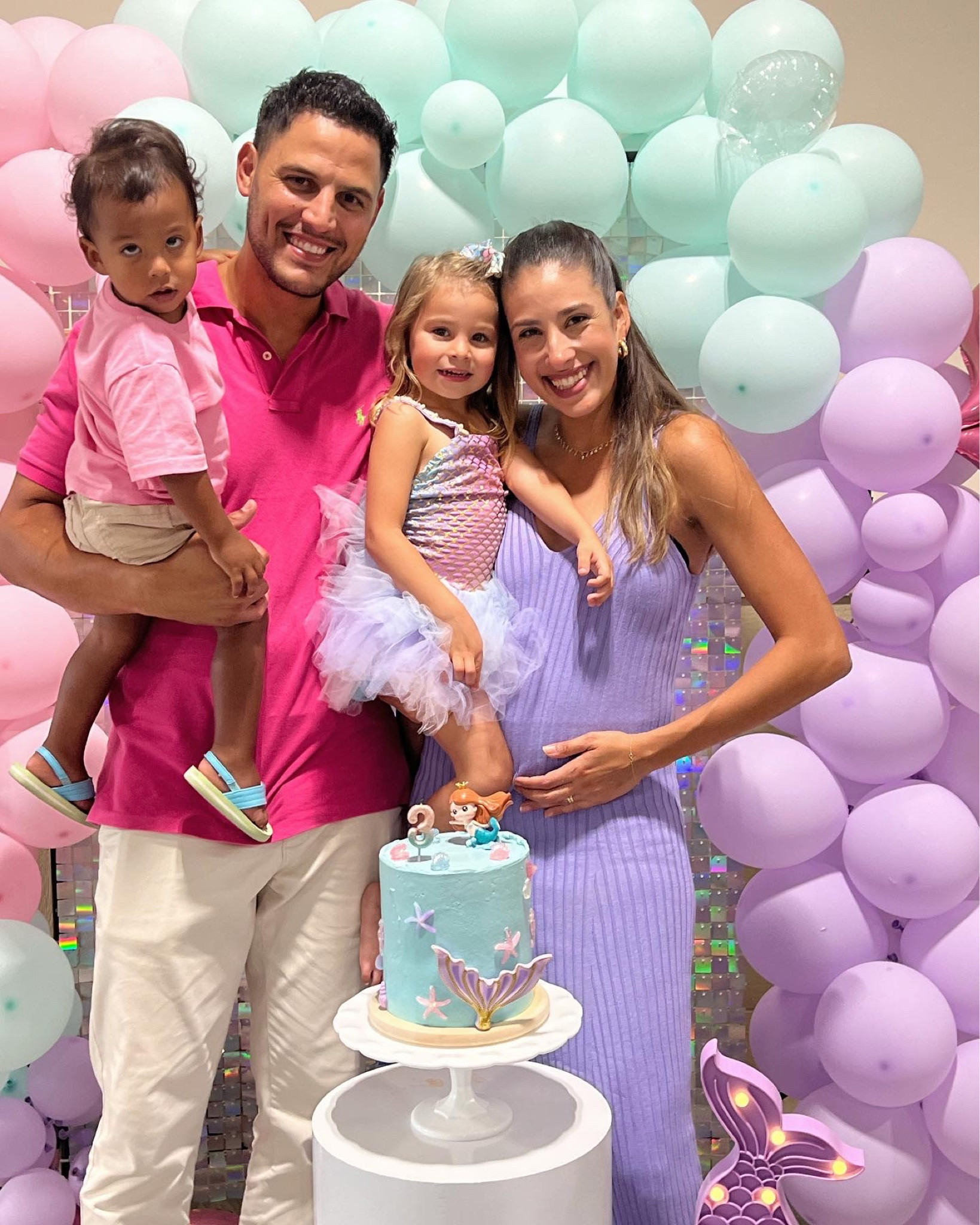 Little mermaid birthday party for Sophie 🎉🧜‍♀️ Outfits, ballon garland, backdrop, and decor all linked!

#LTKparties #LTKfamily #LTKbump