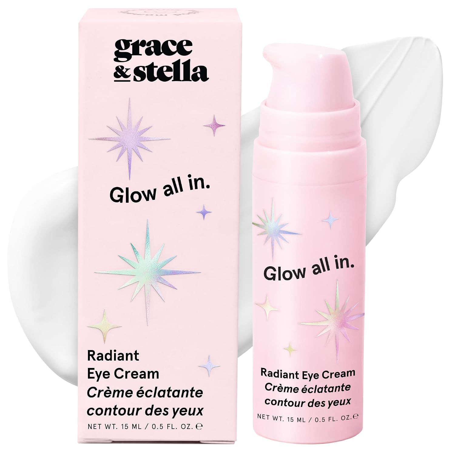 grace & stella Under Eye Cream Anti Aging - Retinol & Caffeine Eye Cream for Dark Circles, Wrinkles, Puffiness and Bags Under Eyes - with Niacinamide, Peptides - Vegan Cruelty- Free (0.5 fl.oz /15ml) | Amazon (US)