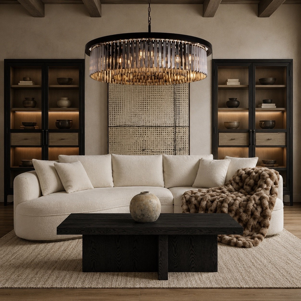 Amazon home designer inspired finds - these living room furniture pieces remind me so much of a restoration hardware style living room 😍

Modern sofa curved // boucle sofa // RH inspired couch // square coffee table // organic modern vase // organic modern decor // faux fur throw // round chandelier modern // chandelier dining // chandelier living room // crystal chandelier // RH chandelier dupe // black display cabinets glass doors // storage cabinets // modern wall art // neutral home // modern home // look for less home

#LTKHome #LTKSaleAlert