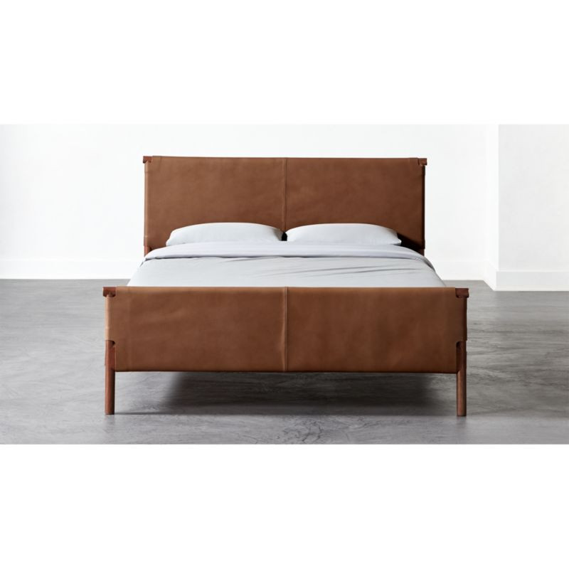 Curator Leather BedCB2 Exclusive Change Zip Code: SubmitClose$1,699.00 - $1,899.00(5.0)  out of 5... | CB2