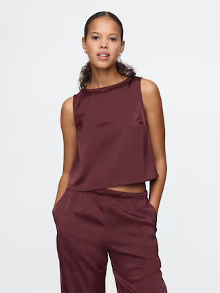 Recycled Satin Shell Tank | Gap (US)
