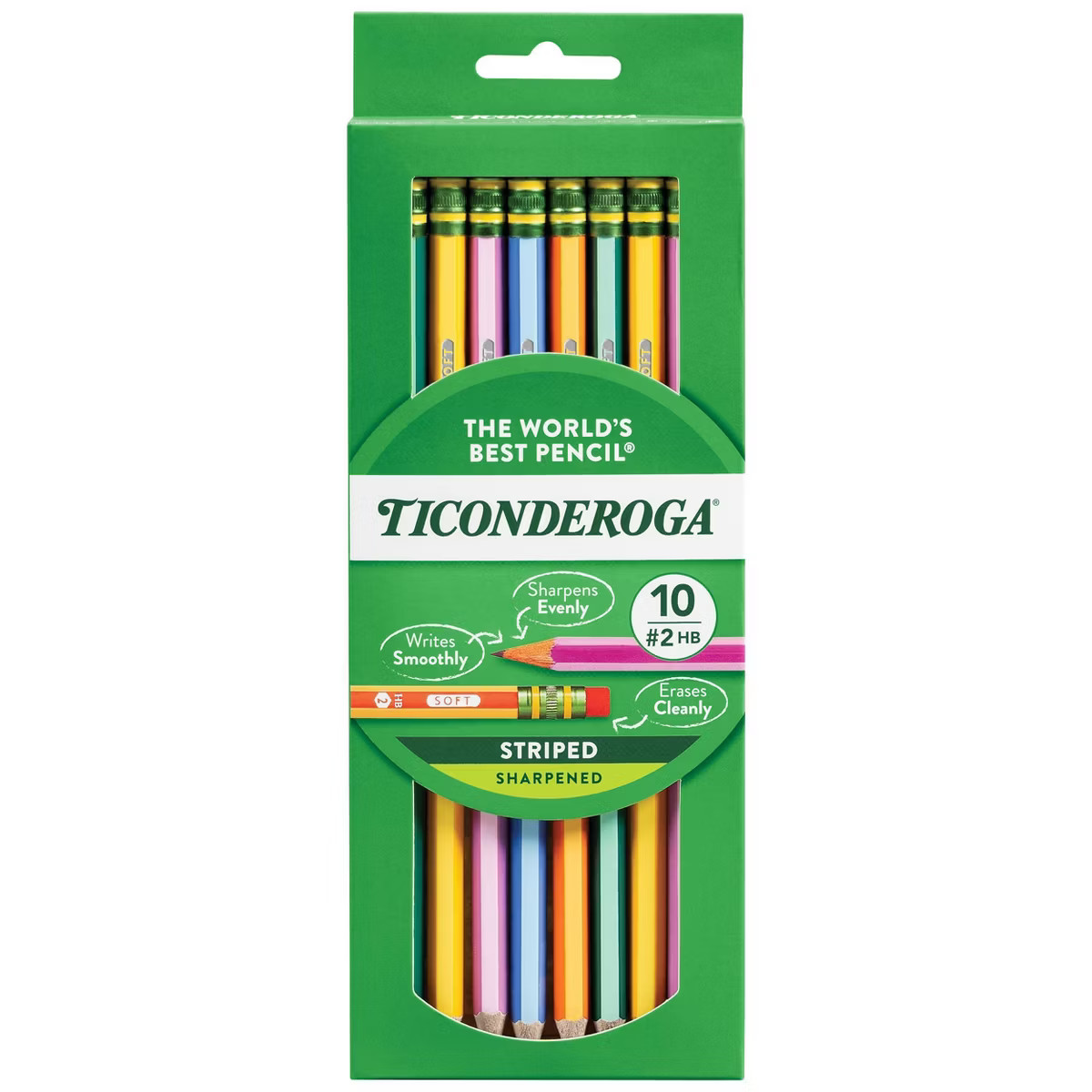 Ticonderoga #2 Pencils, 0.7mm, 10ct - Assorted Colors | Target