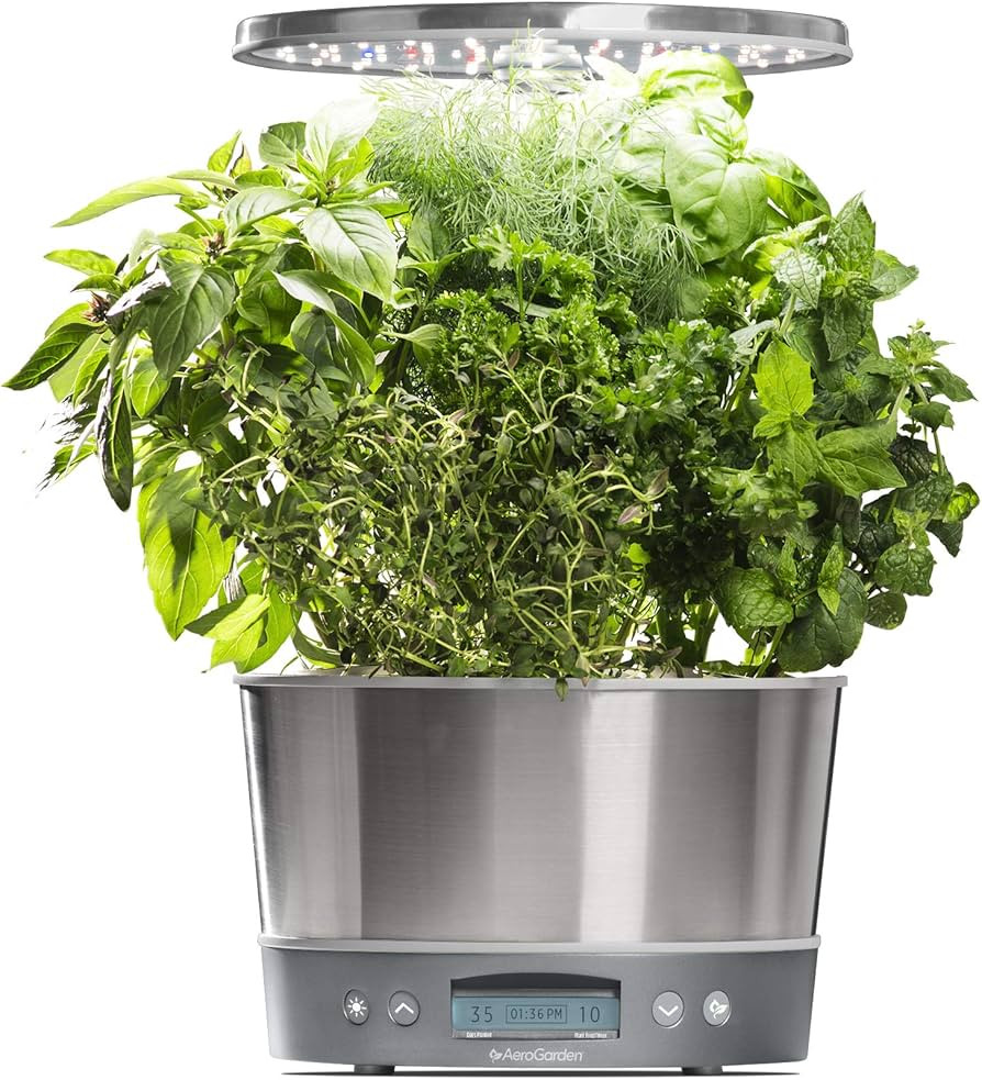 AeroGarden Harvest Elite 360 Indoor Garden Hydroponic System with LED Grow Light and Herb Kit, Ho... | Amazon (CA)