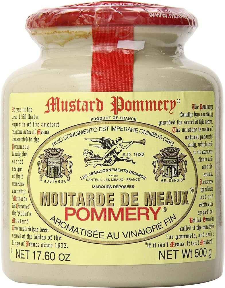 Pommery Meaux Mustard Stone Jar, 17.6-Ounce | Amazon (US)