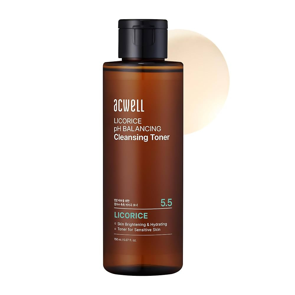 ACWELL Licorice pH Balancing Cleansing Toner 5.1 fl.oz. - PH5.5 Hydrating Makeup Cleansing Astrin... | Amazon (US)