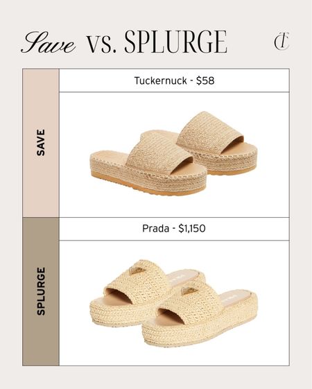Save vs. Splurge: raffia platform sandals!

#LTKshoecrush
