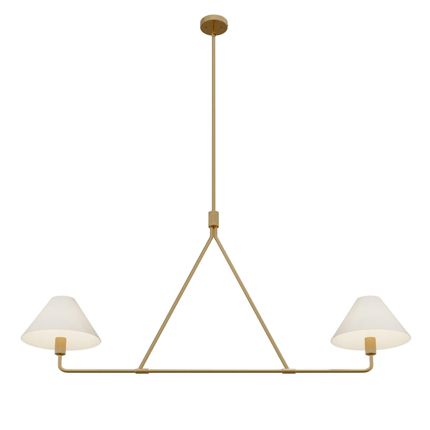 2 - Light Candle Style Linear Chandelier | Wayfair North America