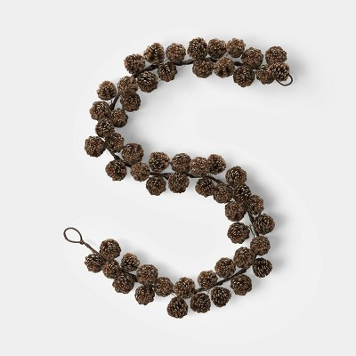 Lit Pinecone Garland - Threshold™ | Target