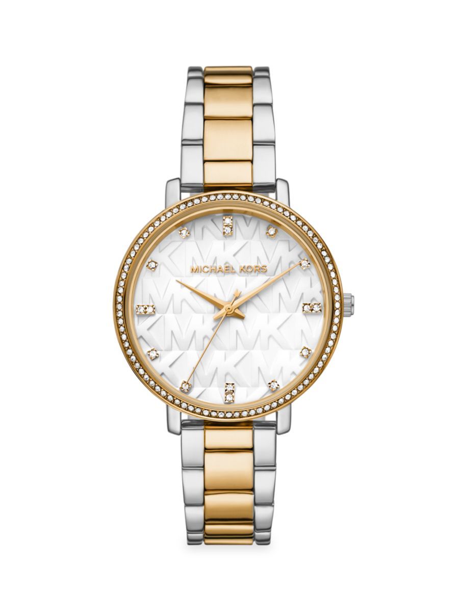 Michael Kors Pyper Two-Tone Stainless Steel Bracelet Watch | Saks Fifth Avenue