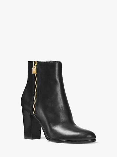 Margaret Leather Ankle Boot | Michael Kors US