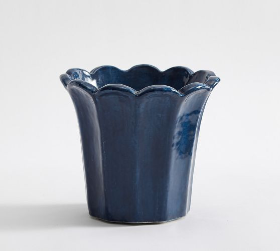 Fluted Tulip Cachepot | Pottery Barn (US)