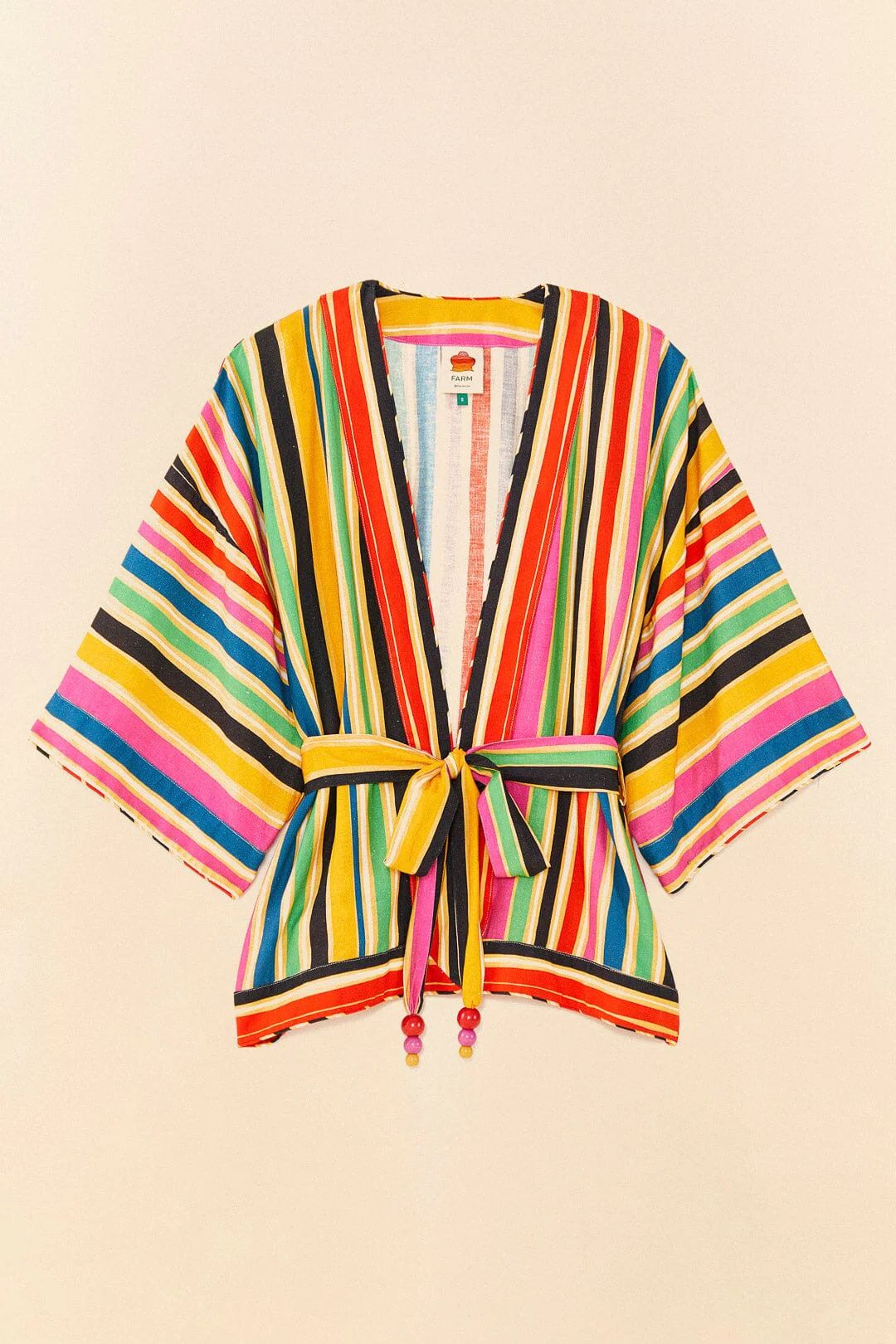 Rainbow Stripes Kimono | FarmRio