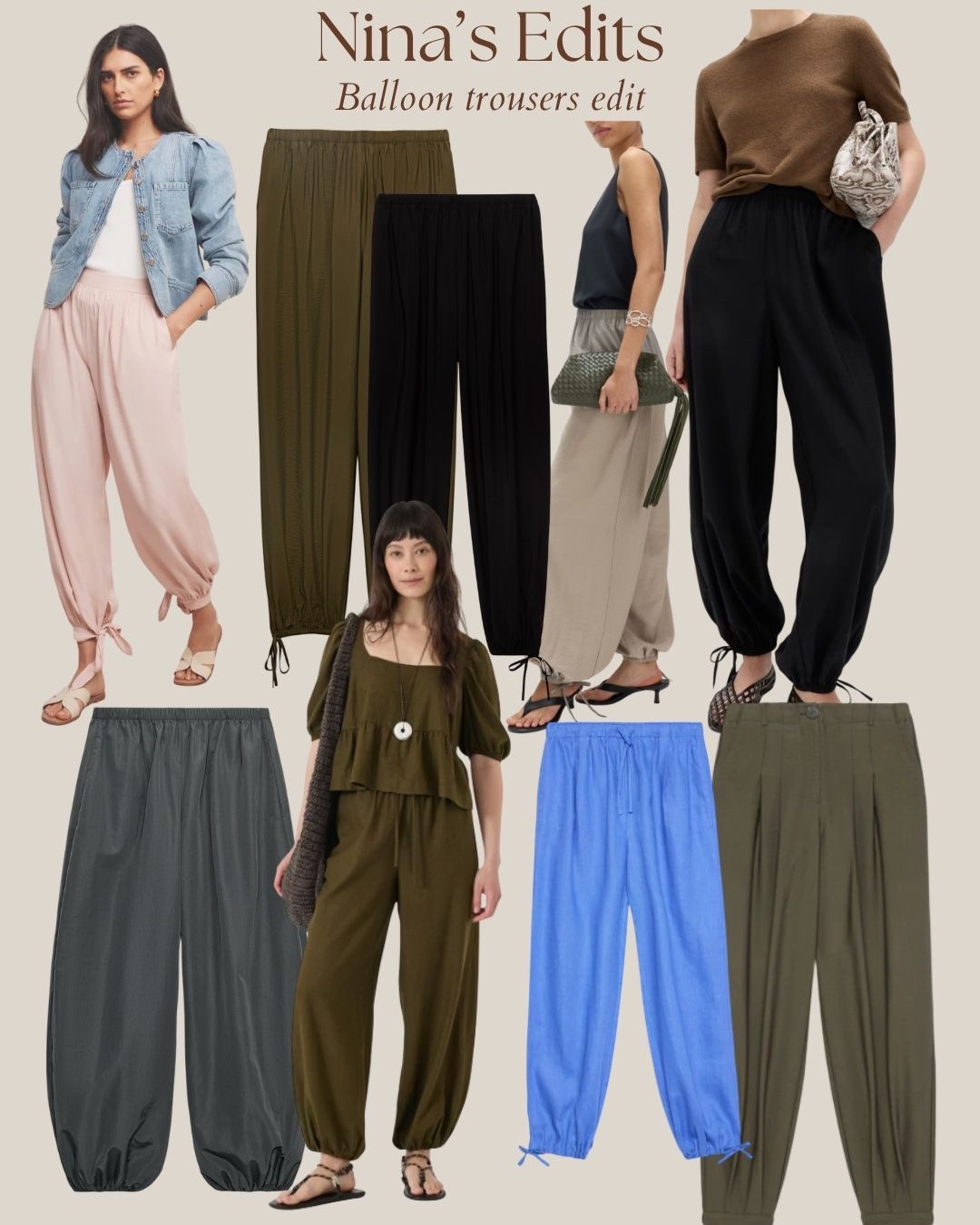 Balloon trousers edit 

#LTKsummer