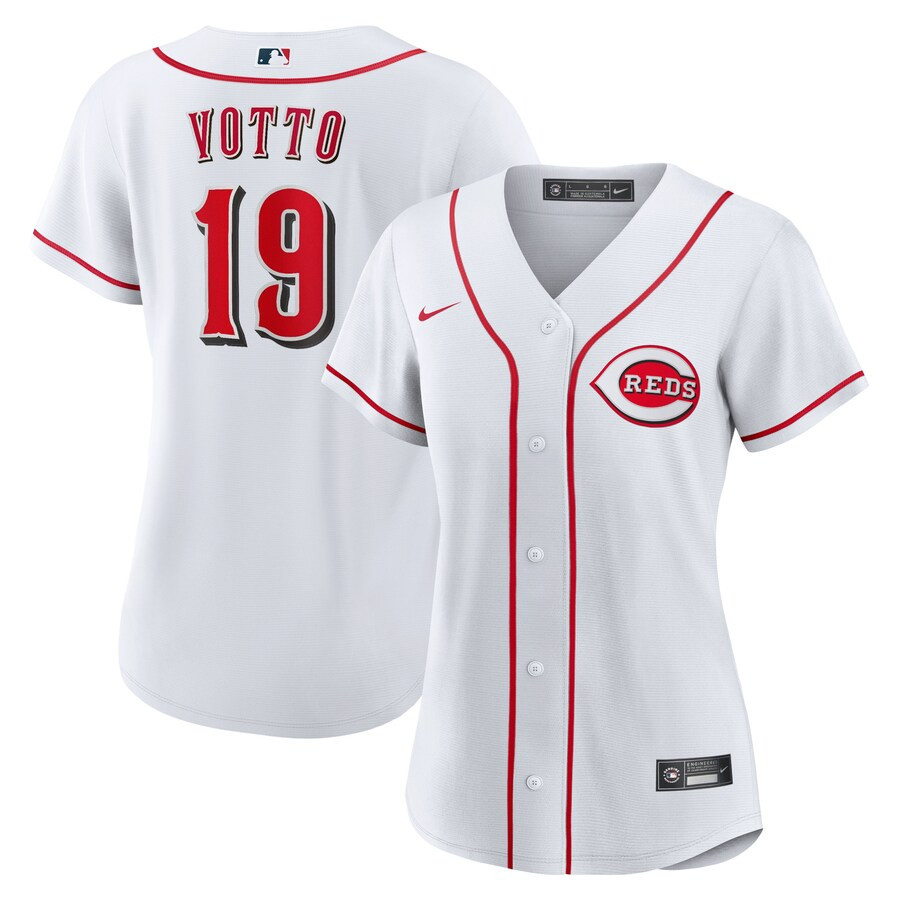 Women's Cincinnati Reds Joey Votto Nike White Home Replica Player Jersey | MLB Shop