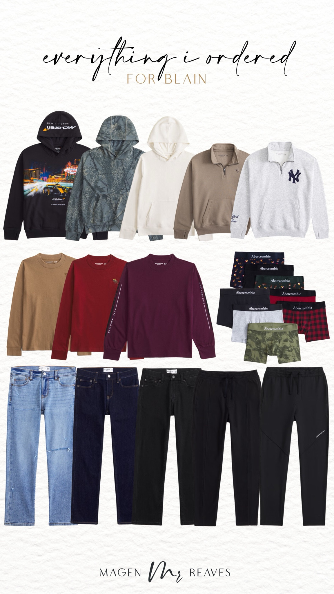 Some things I bought for blain during the 25% off sitewide sale - extra 15% off with code CYBERAF

Fall fashion, Winter fashion, Boys, Hoodies, Long sleeves, Jeans

#LTKKids #LTKHoliday #LTKStyleTip