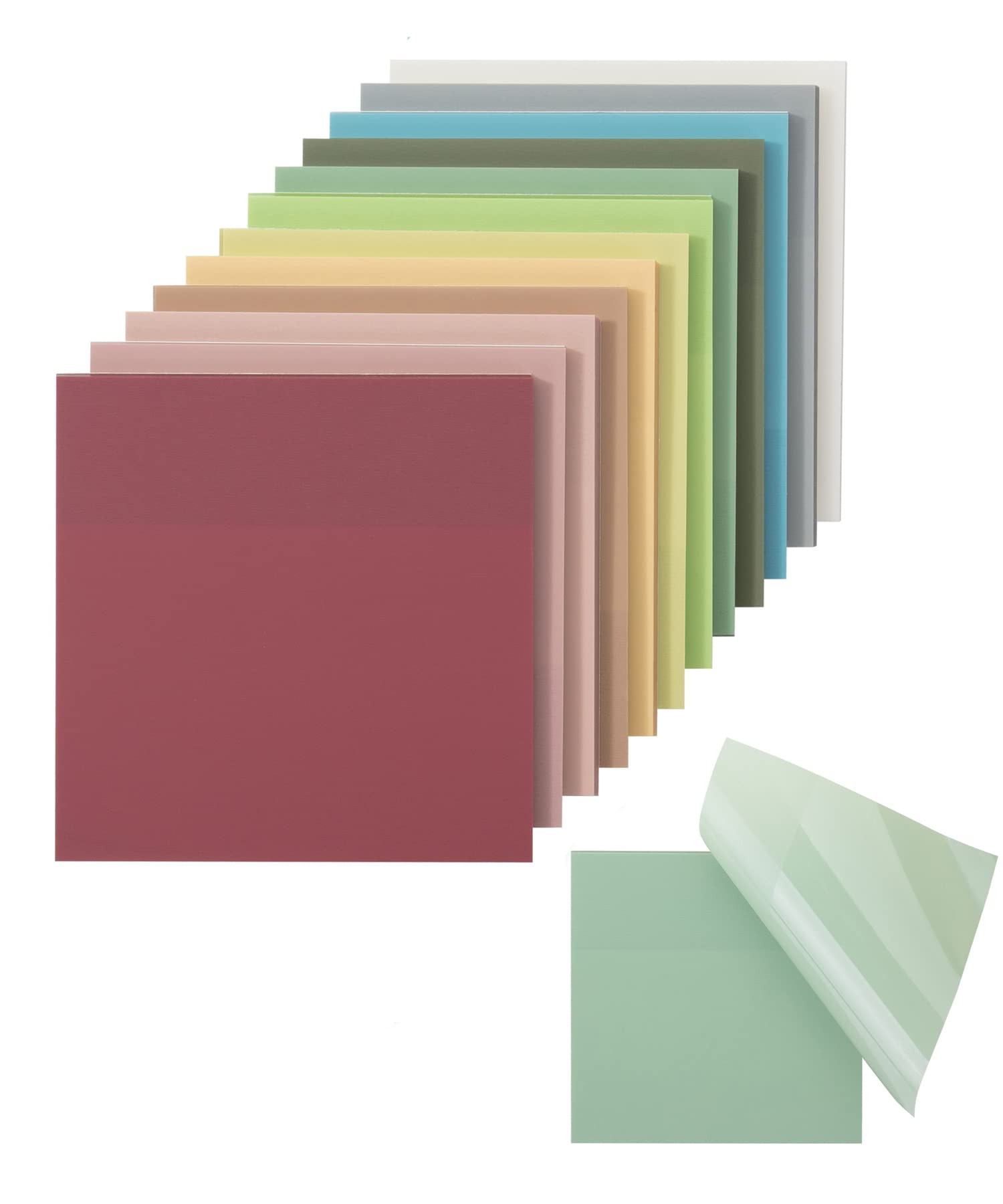 Mr. Pen- Transparent Sticky Notes, 3" x 3", 12 Pads, 600 Sheets, See Through Self-Adhesive Notes ... | Amazon (US)