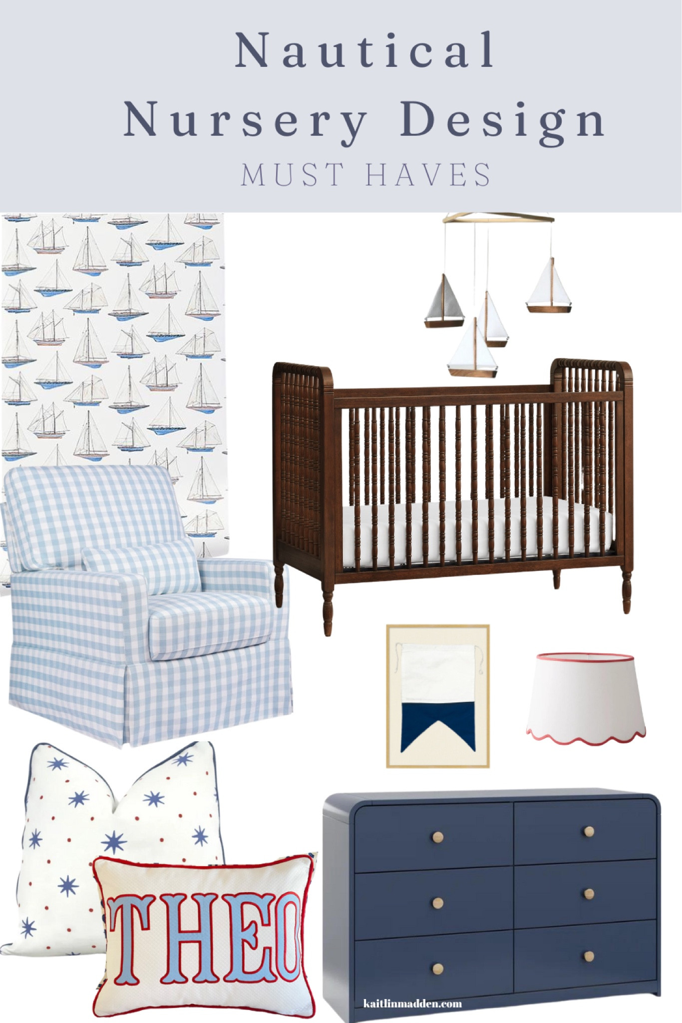 Nautical nursery traditional blue and red 

#LTKbaby #LTKbump #LTKhome