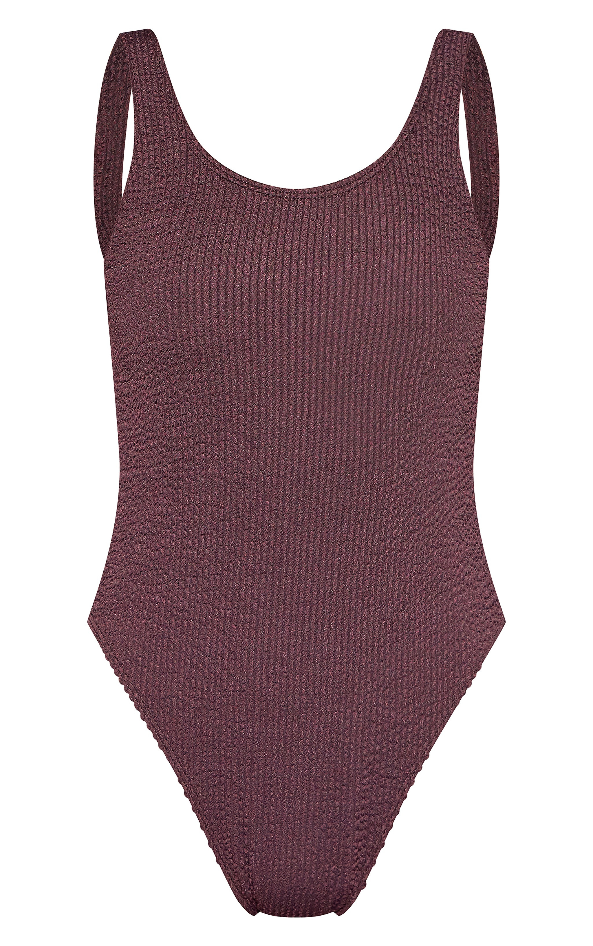 Chocolate Crinkle Low Scoop Back Swimsuit | PrettyLittleThing UK