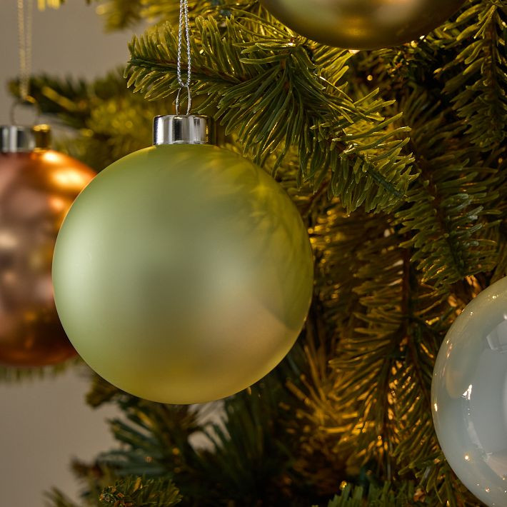 Medium Glass Ball Ornaments (Set of 9) - Pastel | West Elm (US)