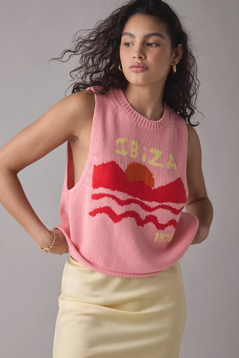 BDG Capri Destination Graphic Knit Vest Top | Urban Outfitters (US and RoW)