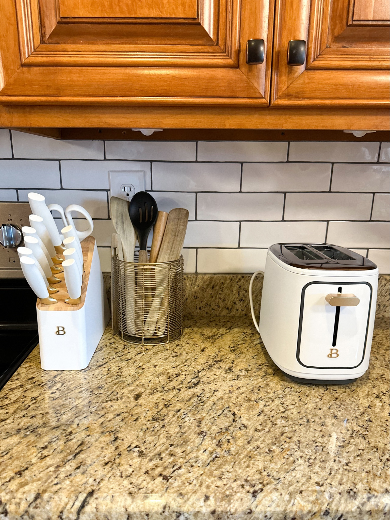 Santa brought me some more Beautiful By Drew kitchen goodies! I got the toaster and knife block set! 

#LTKfindsunder50 #LTKhome #LTKsalealert