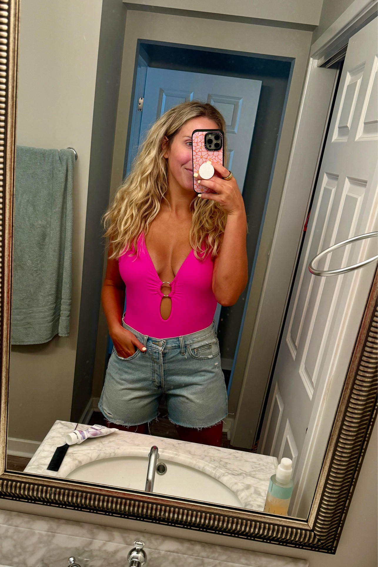 Amazon swim / target Jean shorts 

#LTKStyleTip #LTKSwim #LTKTravel