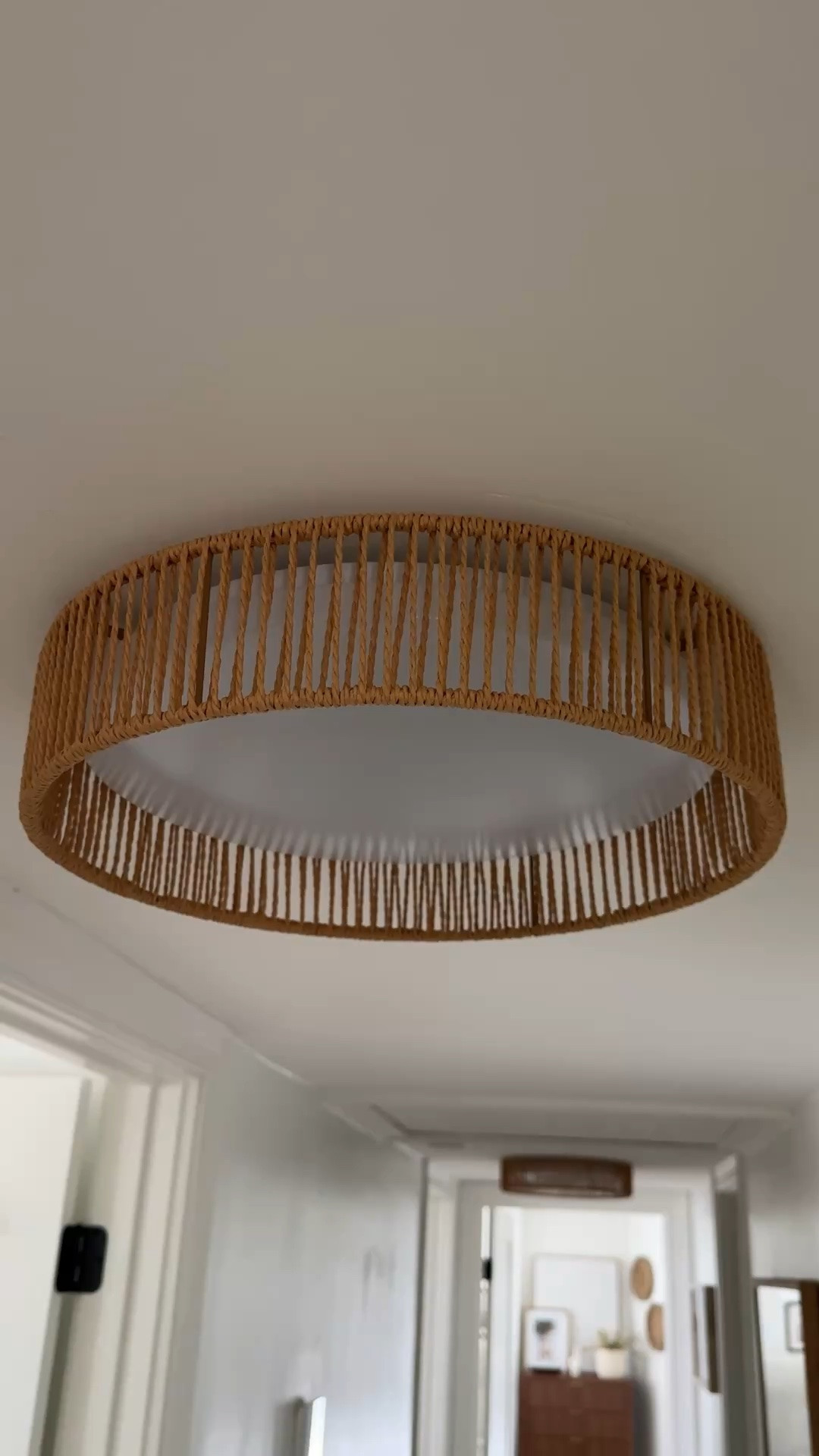 Love our hallway flushed rattan ceiling lights!

#LTKHome #LTKSaleAlert #LTKOver40