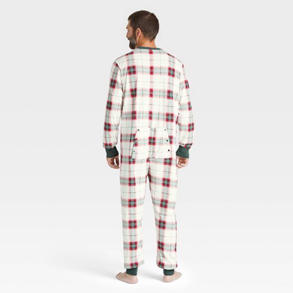 Men's Holiday Plaid Union Suit Red/Green - Hearth & Hand™ with Magnolia | Target