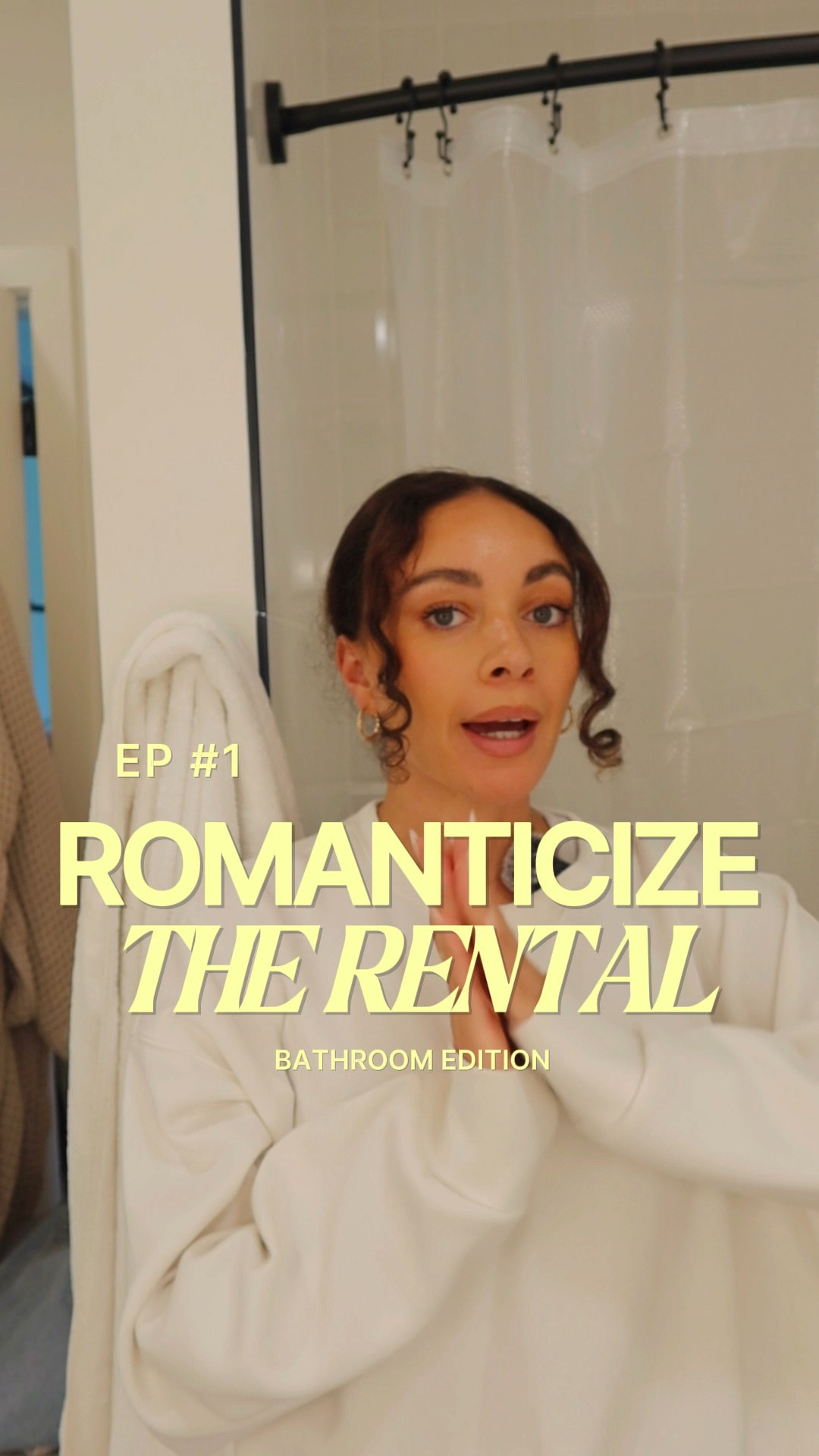 One of the easiest hacks to upgrade your shower and make your apartment feel more luxurious in a renter friendly way is by elevating your shower curtain. I used a tension rod and a pleated curtain to immediately elevate the space!

#LTKStyleTip #LTKFindsUnder50 #LTKHome