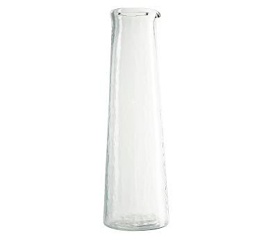 Hammered Glass Carafe - 42.5 oz. | Pottery Barn (US)