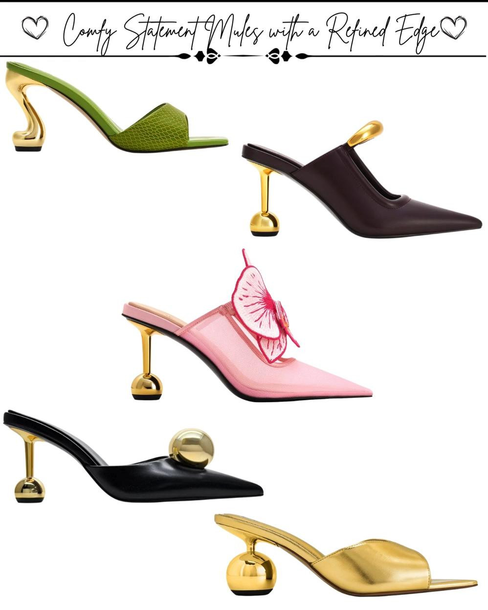 Some shoes just complete an outfit… these art-inspired mules do it quietly, without needing anything extra. While putting this lookbook together, I kept reaching for pairs that felt refined but still easy to wear, the kind of shoes that bring a little personality into a look while staying comfortable enough for real, everyday moments.

What I love most about these mules is how effortlessly they elevate even the simplest outfit. A clean silhouette, subtle artistic details, and that polished finish that makes everything feel more intentional. They’re the kind of pieces you don’t just wear once; they become part of your regular rotation because they balance style and comfort so naturally.

If your wardrobe leans toward timeless, classy pieces with a creative edge, these mules are the sort you’ll keep reaching for without even thinking about it 🤍

#classymules
#artinspiredfashion
#ltkstyle
#comfortablestyle
#timelessfashion #ltkshoes 

 #LTKootd #LTKWorkwear #LTKWedding