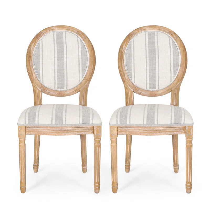 Jair King Louis Back Side Chair (Set of 2) | Wayfair Professional