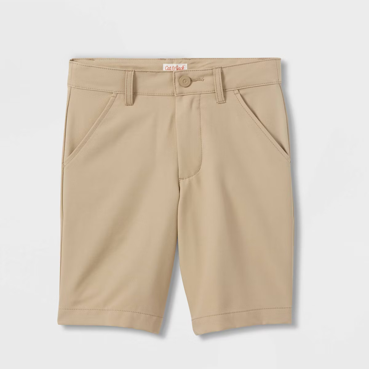 Boys' Uniform Chino Shorts - Cat & Jack™ Khaki 4 | Target