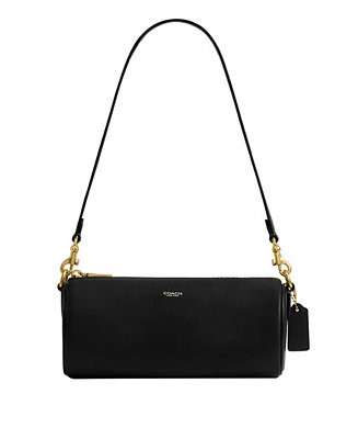 Barrel Small Leather Slim Shoulder Bag | Macy's
