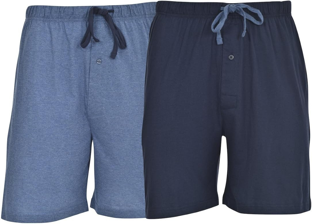 Hanes Men's 2-Pack Cotton Knit Short | Amazon (US)