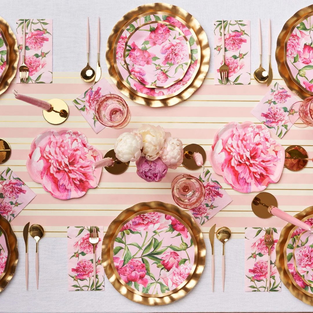 Pink Peonies Table Setting. | Sophistiplate