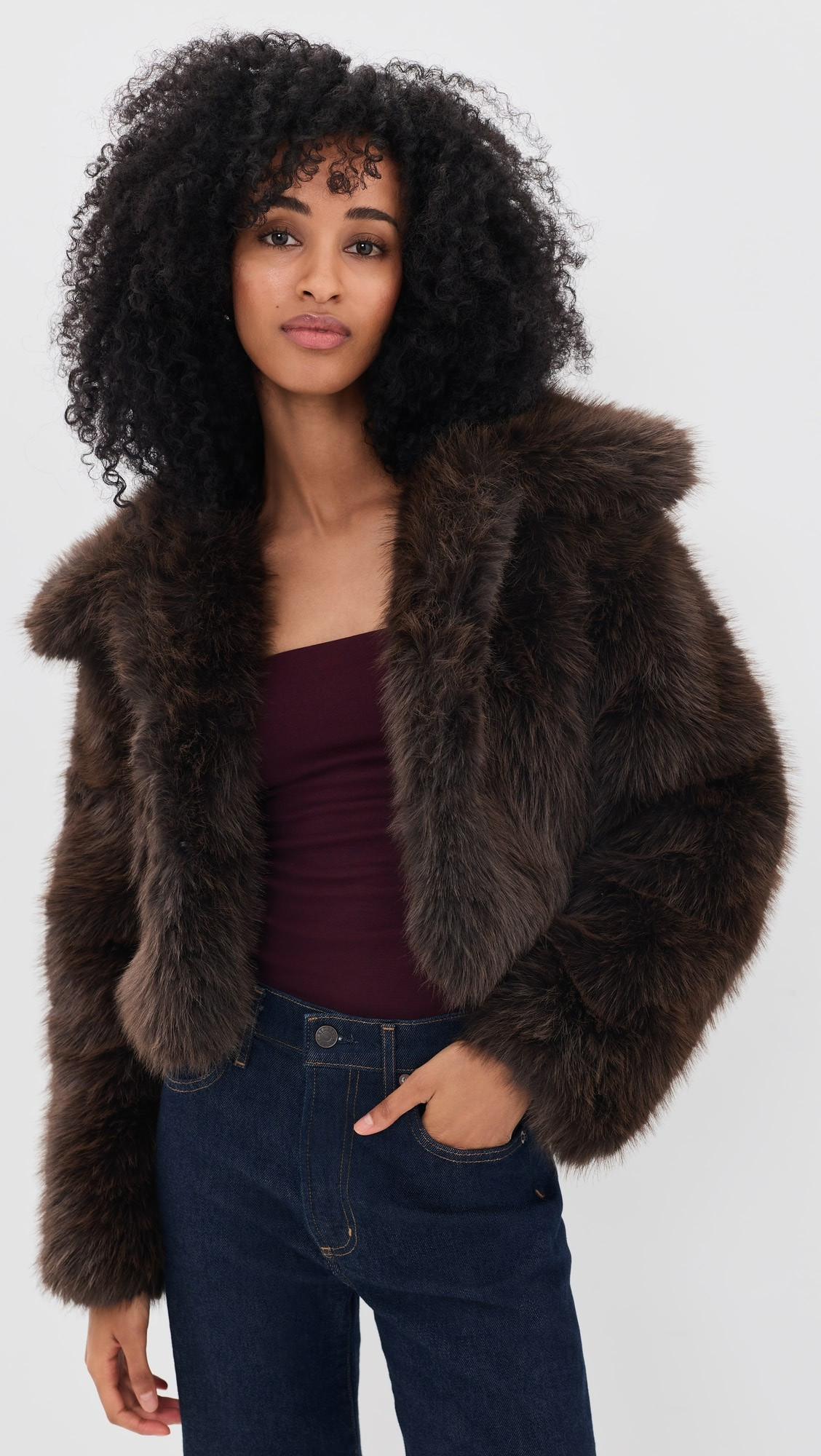 BLANKNYC Steady Rise Faux Fur Jacket | Shopbop | Shopbop