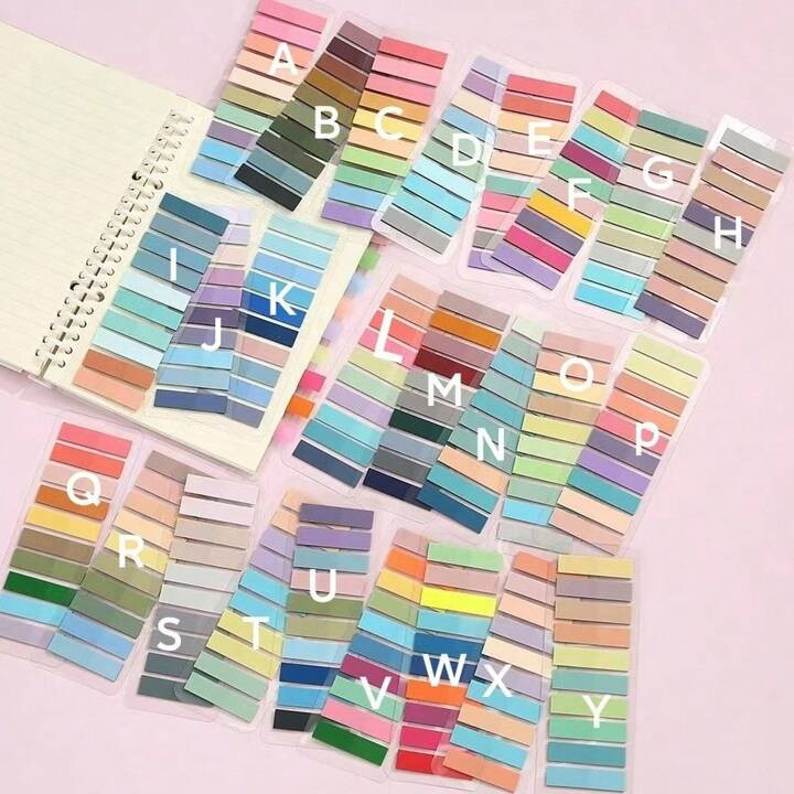 33piece ,6600 Sheets , Sticky Notes In Morandi Color ,Colored And Transparent Memo Pads Stickers,... | SHEIN
