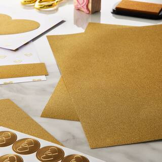 POW Glitter Cardstock Paper by Recollections™, 12" x 12" | Michaels | Michaels Stores