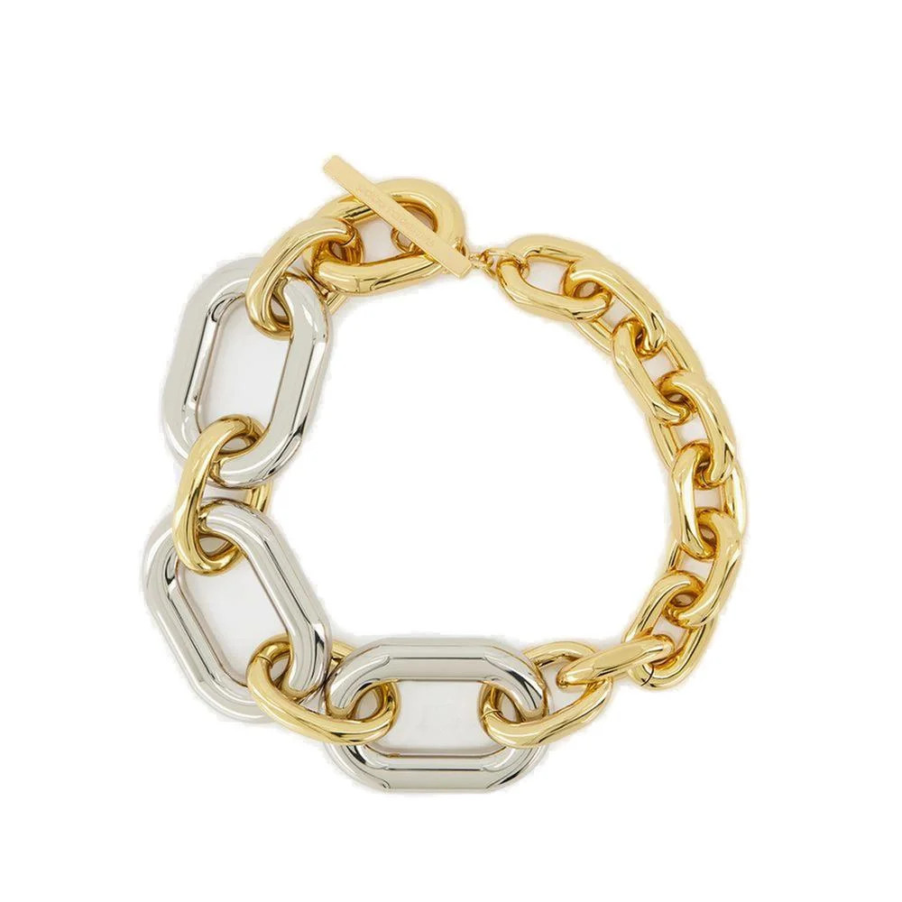 Paco Rabanne XL Link Bar-Pin Fastened Necklace | Cettire Global