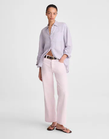 Low-Slung Baggy Crop Jeans | Madewell